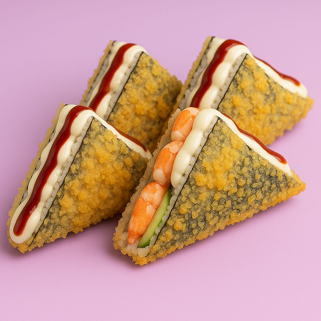 Суши - сэндвич с креветкой