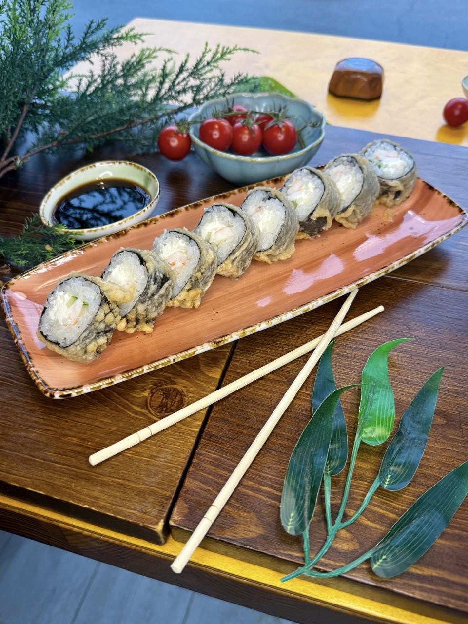 Темпура с креветкой