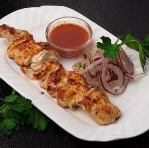 Шашлык из куриного филе