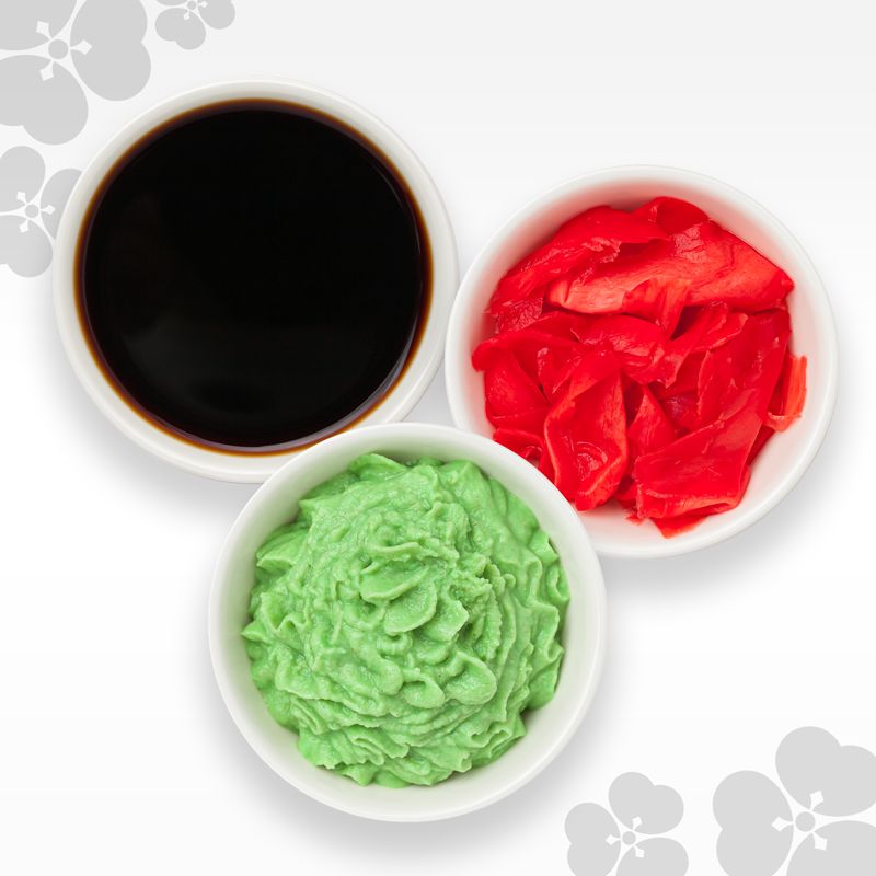 Набор Соевый,Имбирь,Васаби