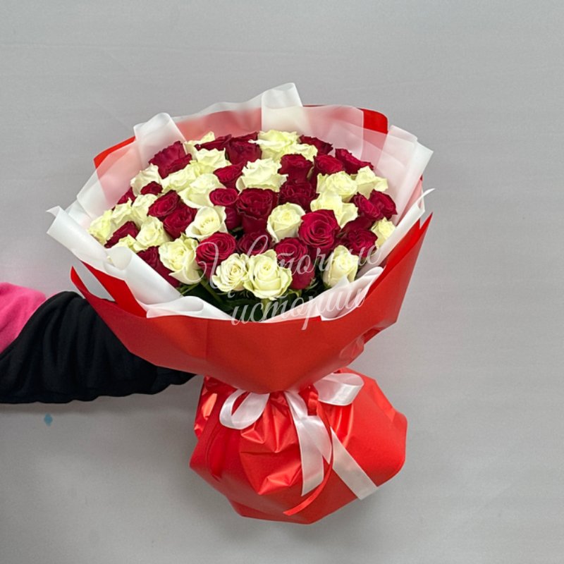 Монобукет «51 Роза»