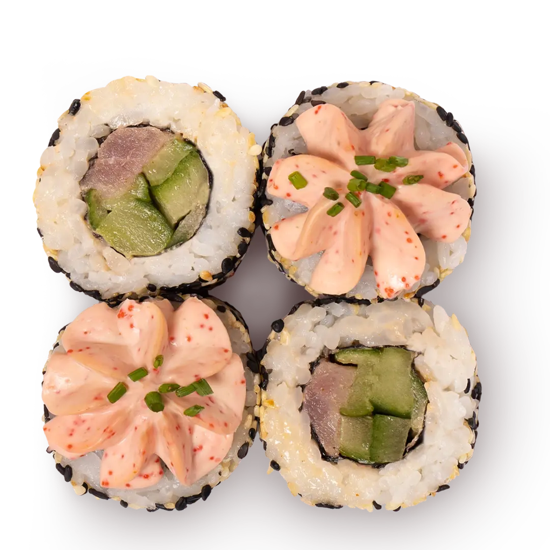 Ролл лава с тунцом спайси