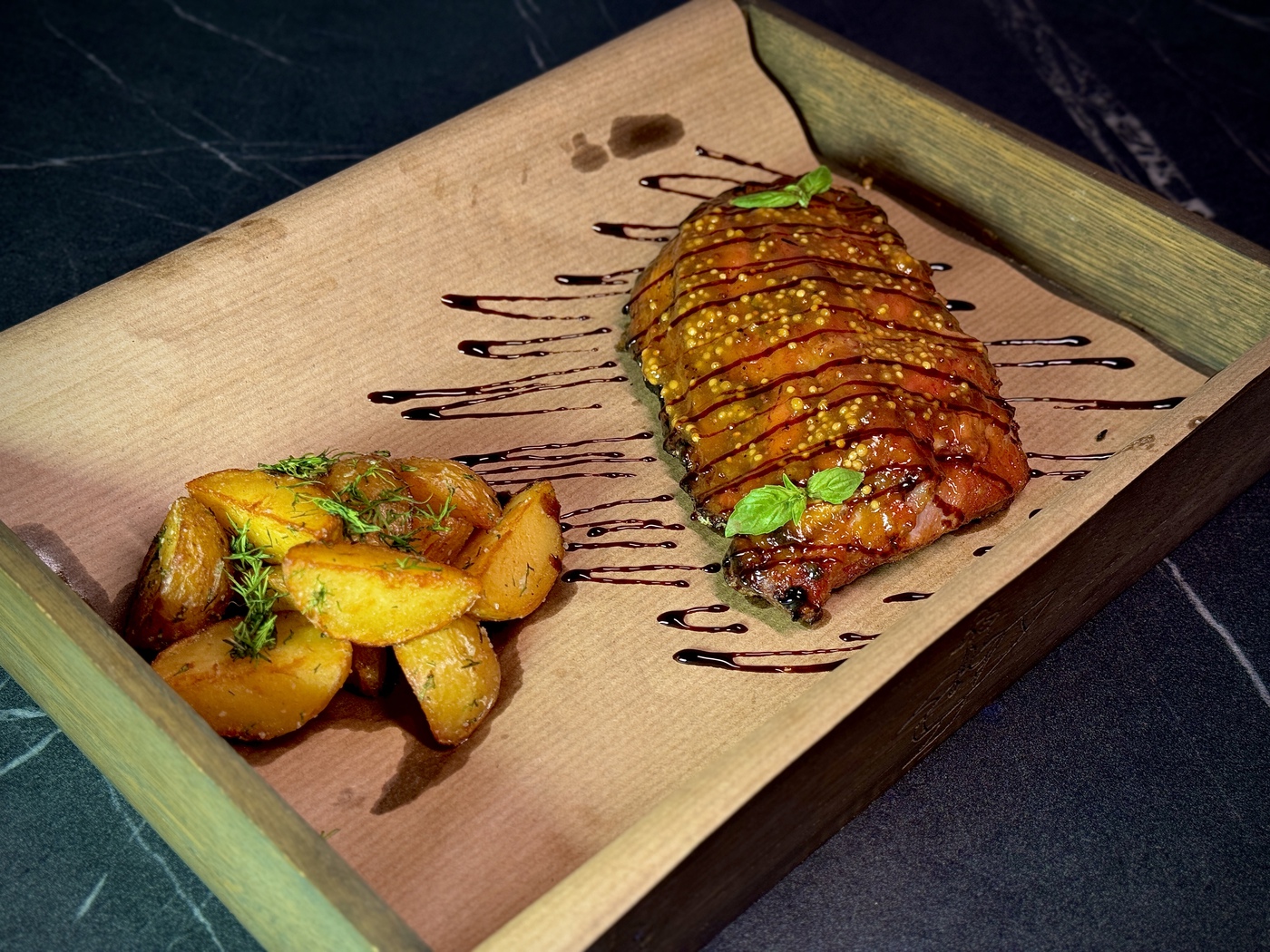 Ребрышки big медово-горчичные