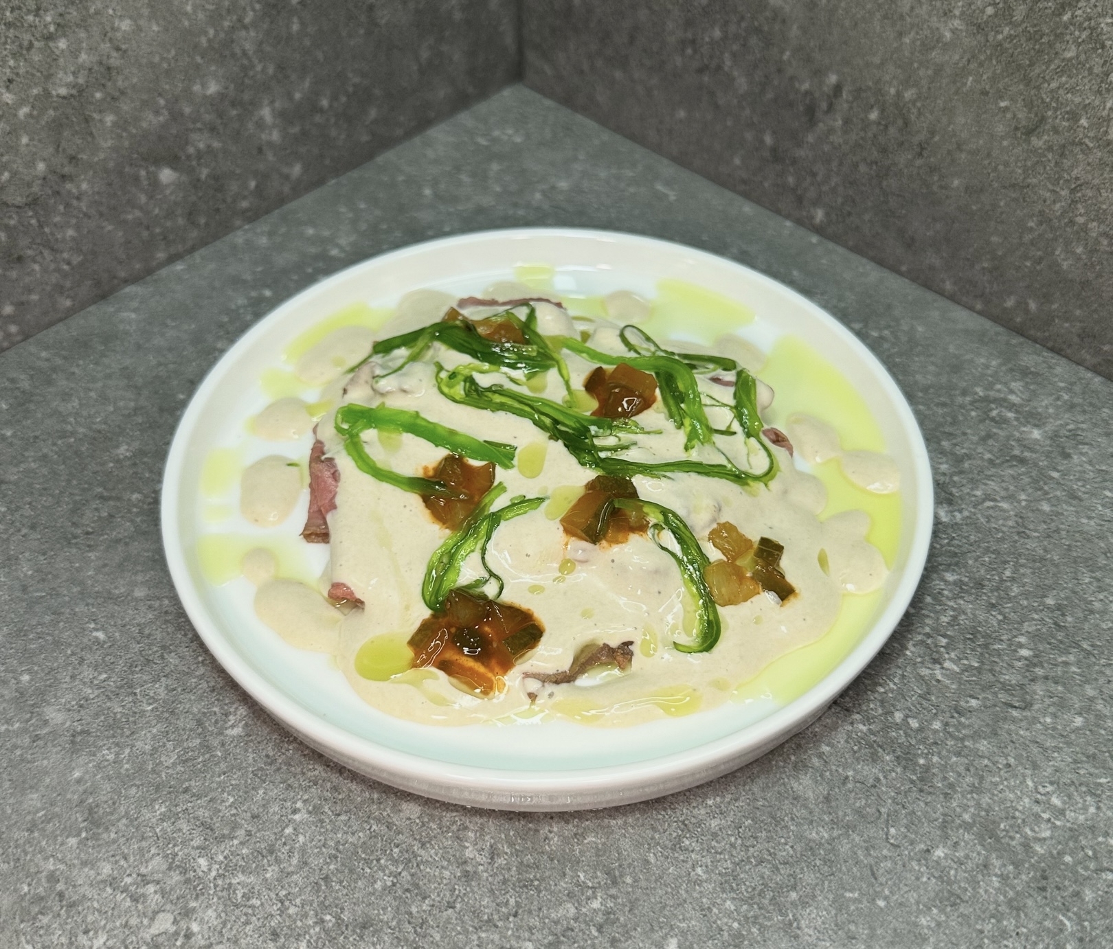 Вителло тоннато в азиатском стиле