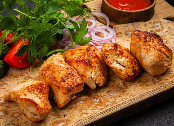 Шашлык из курицы (филе красное)