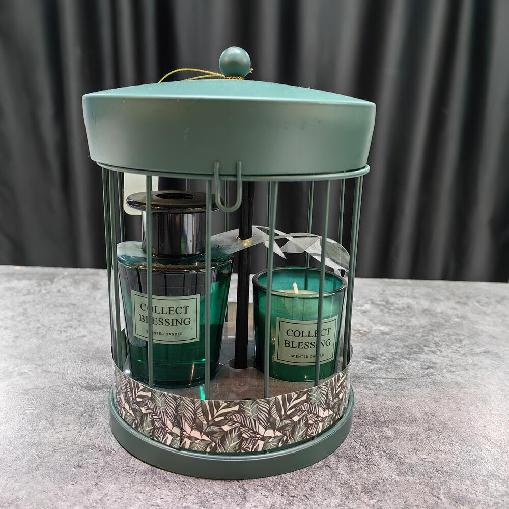 Подарочный набор в клетке "Ароматный дуэт", цитрус и имбирь (код 3000)