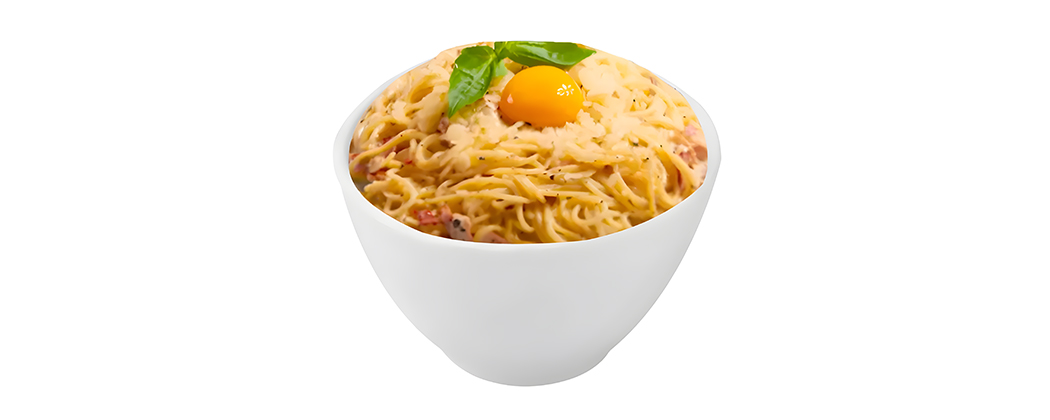 Карбонара с удоном