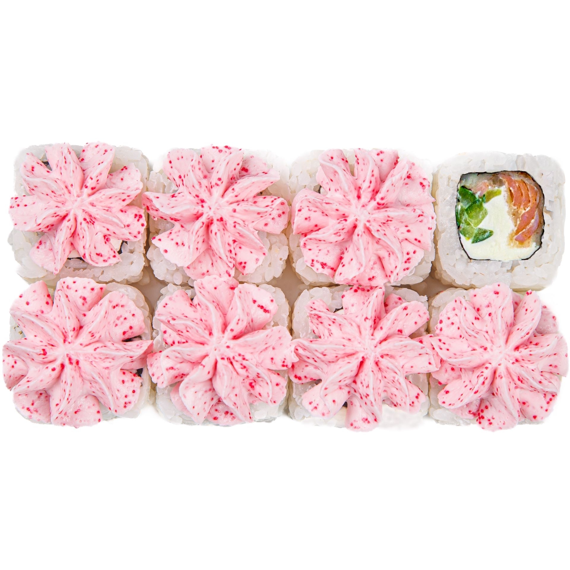 Лава с лососем терияки