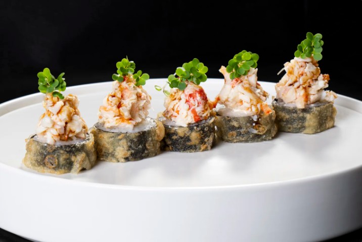 Ролл Темпура с Камчатским Крабом и Креветкой