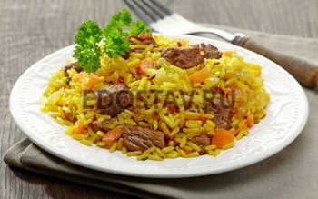 Плов с говядиной