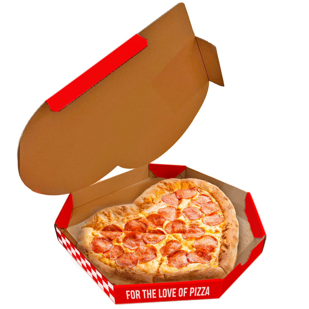 Пицца Любители Пепперони Сердце