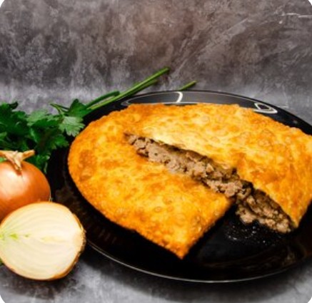 Чебурек с говядиной и свининой