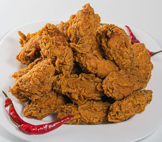 Острые крылья и соус сырный 5 шт