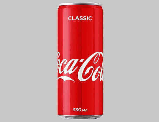 Газированный напиток Coca cola, 0,33 л