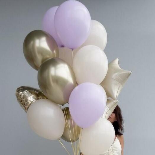 Сет стильных шаров 13 шт 