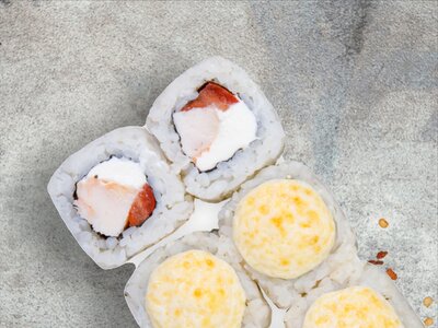 Запеченный с курицей
