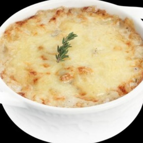 Жюльен с языком и грибами