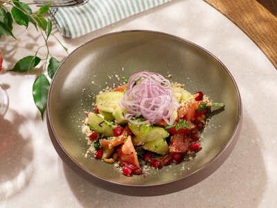 Овощной с орехами