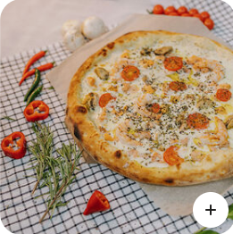 Пицца Маринаре 25 см на тонком тесте