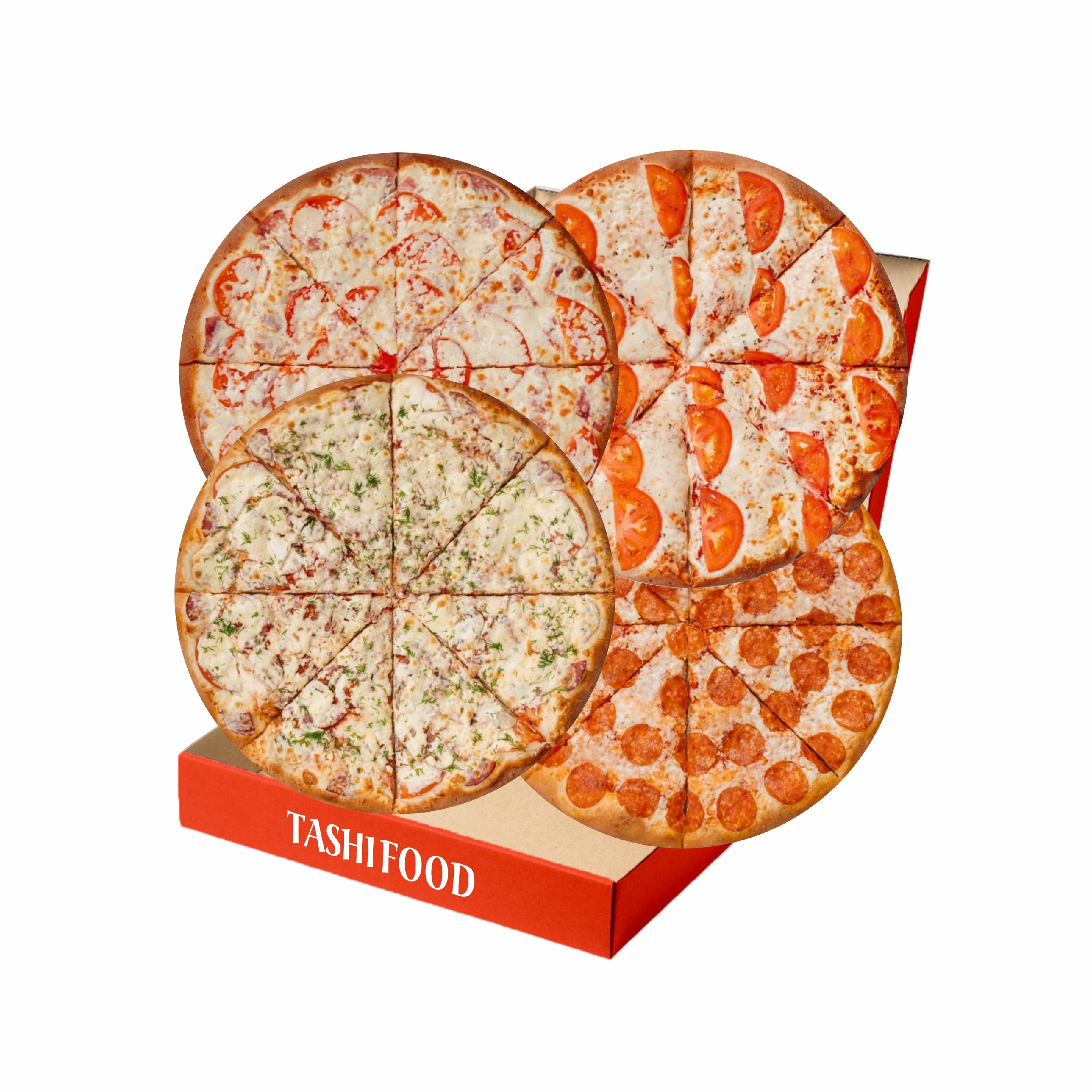 Комбо из 4 пицц 40 см.