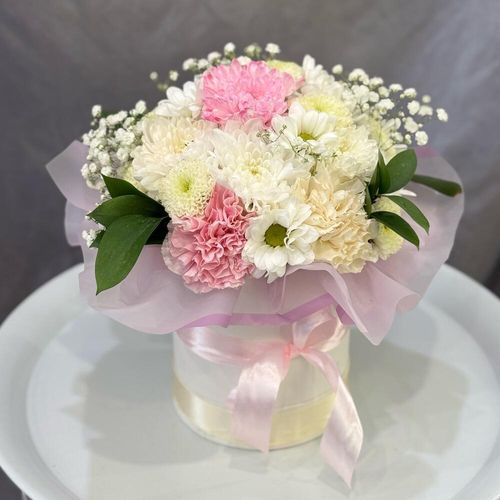 Букет цветов в коробке (к0093)