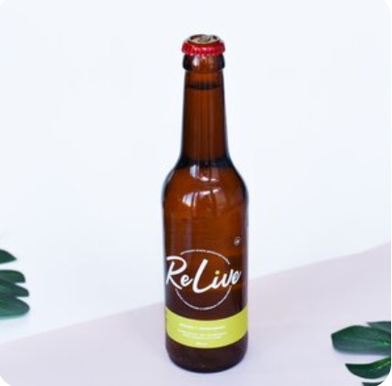 Комбуча ReLive на белом чае (Ананас + лемонграсс)