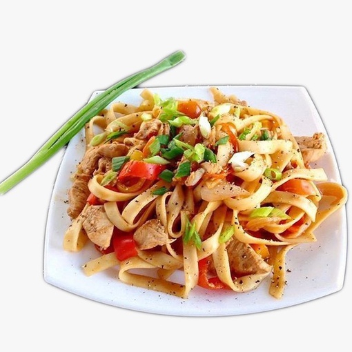 Лапша удон с курицей