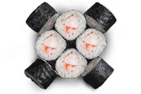 Маки с креветкой