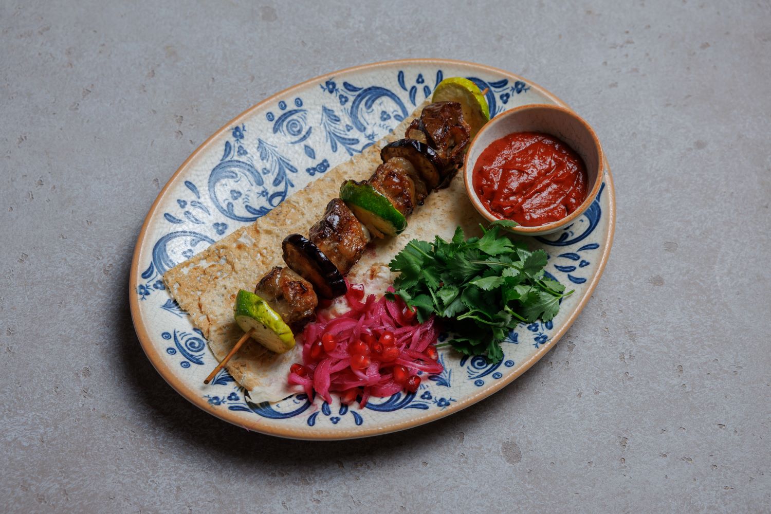 Шашлык из бараньей печени