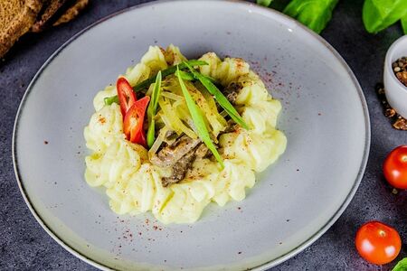 Бефстроганов с курицей
