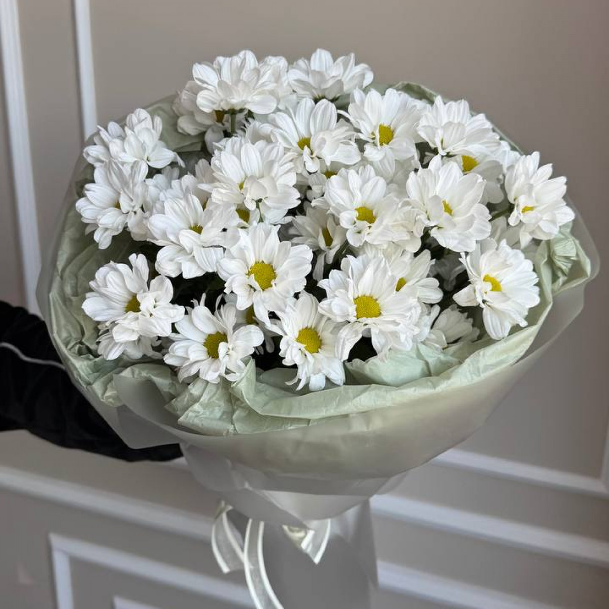 Моно букет из хризантем (предзаказ)