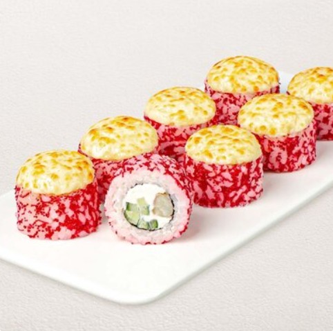 Угорь с моцареллой запеченный ролл