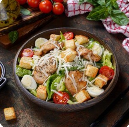 Цезарь с курицей