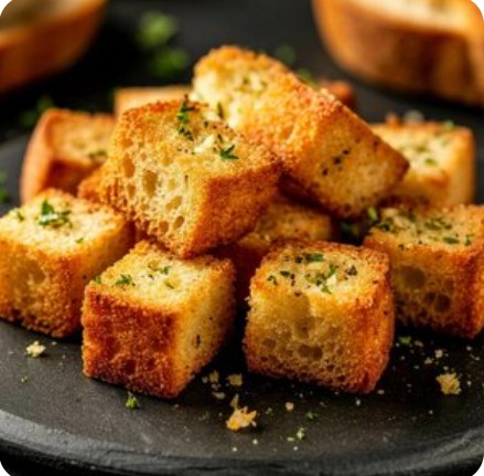 Гренки чесночные