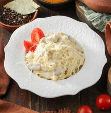 Фетучини с курицей