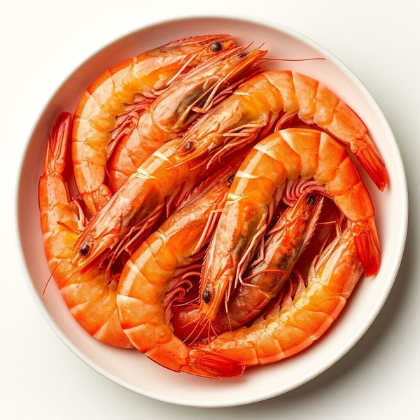Креветки отварные