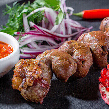Шашлык из бараньих почек