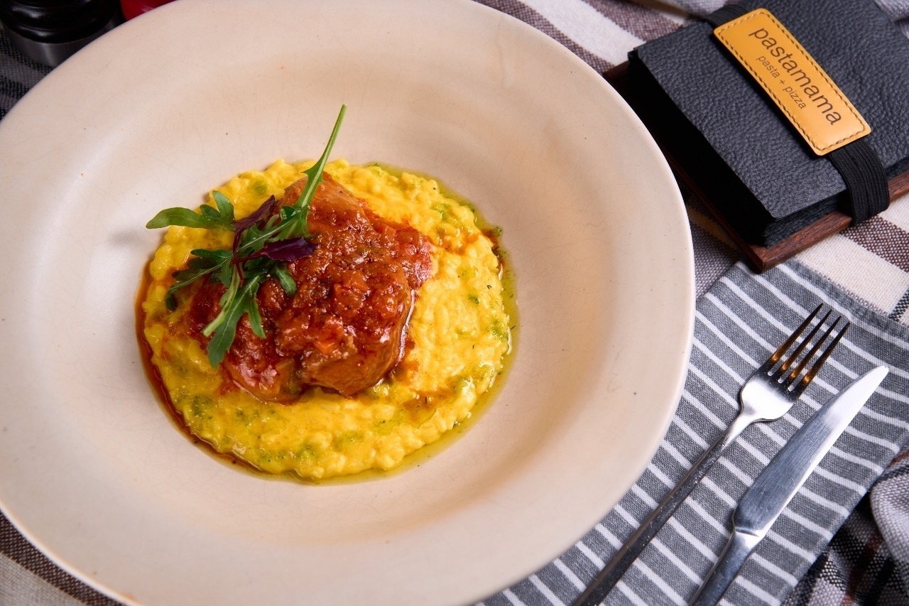 Оссобуко из индейки с ризотто