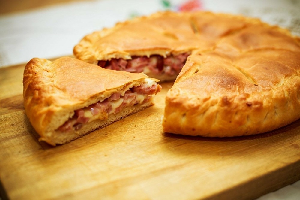 Пирог Ветчина с сыром