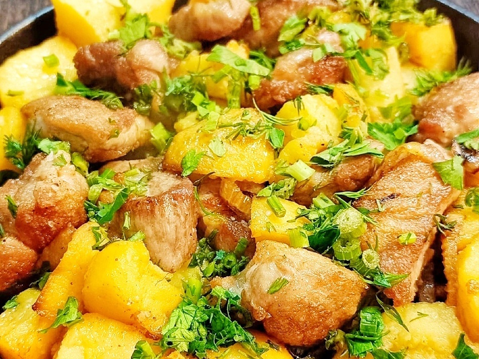 Мясо с картошечкой
