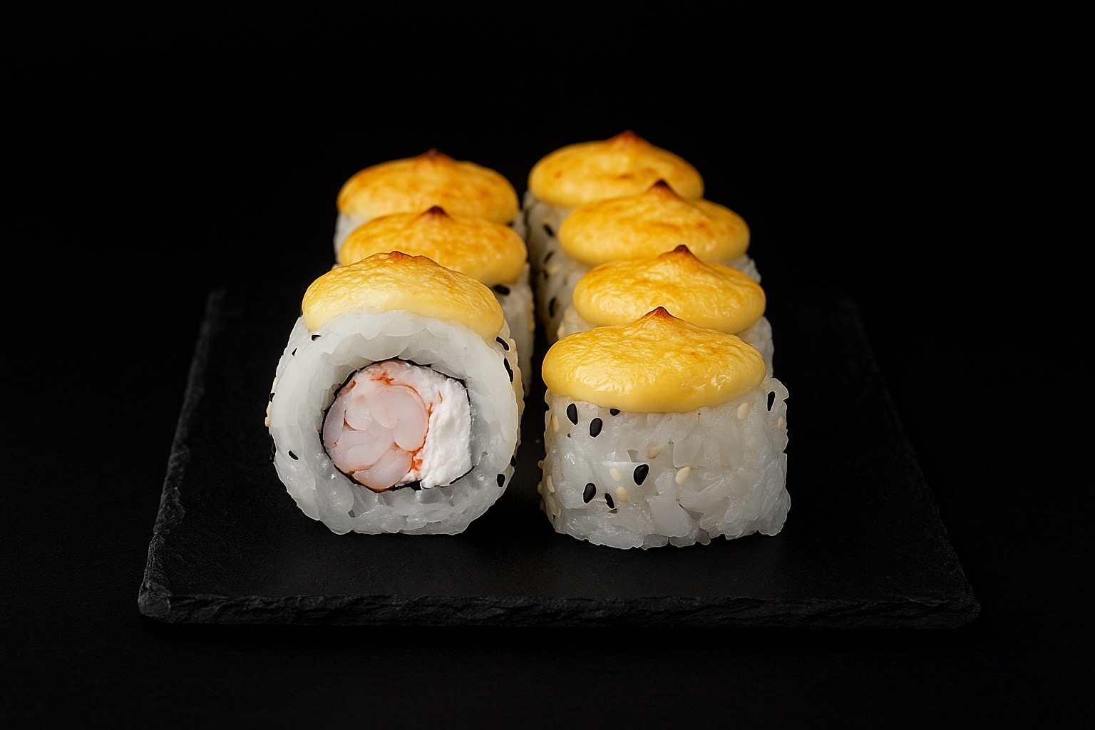 Запеченная креветка мини