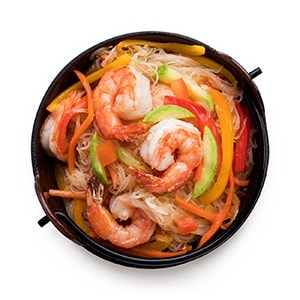 Фунчоза с креветкой