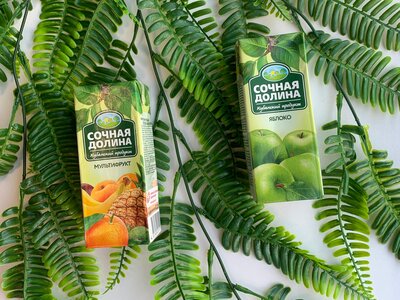 Натуральный сок Сочная Долина Яблоко