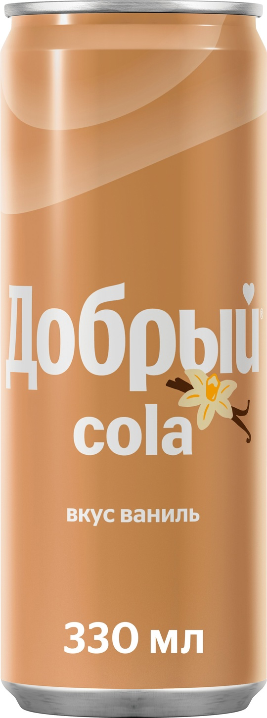 Добрый кола ваниль 0,33л