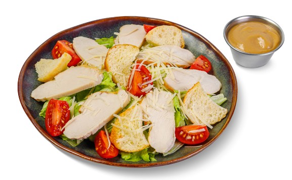 Салат Цезарь с курицей