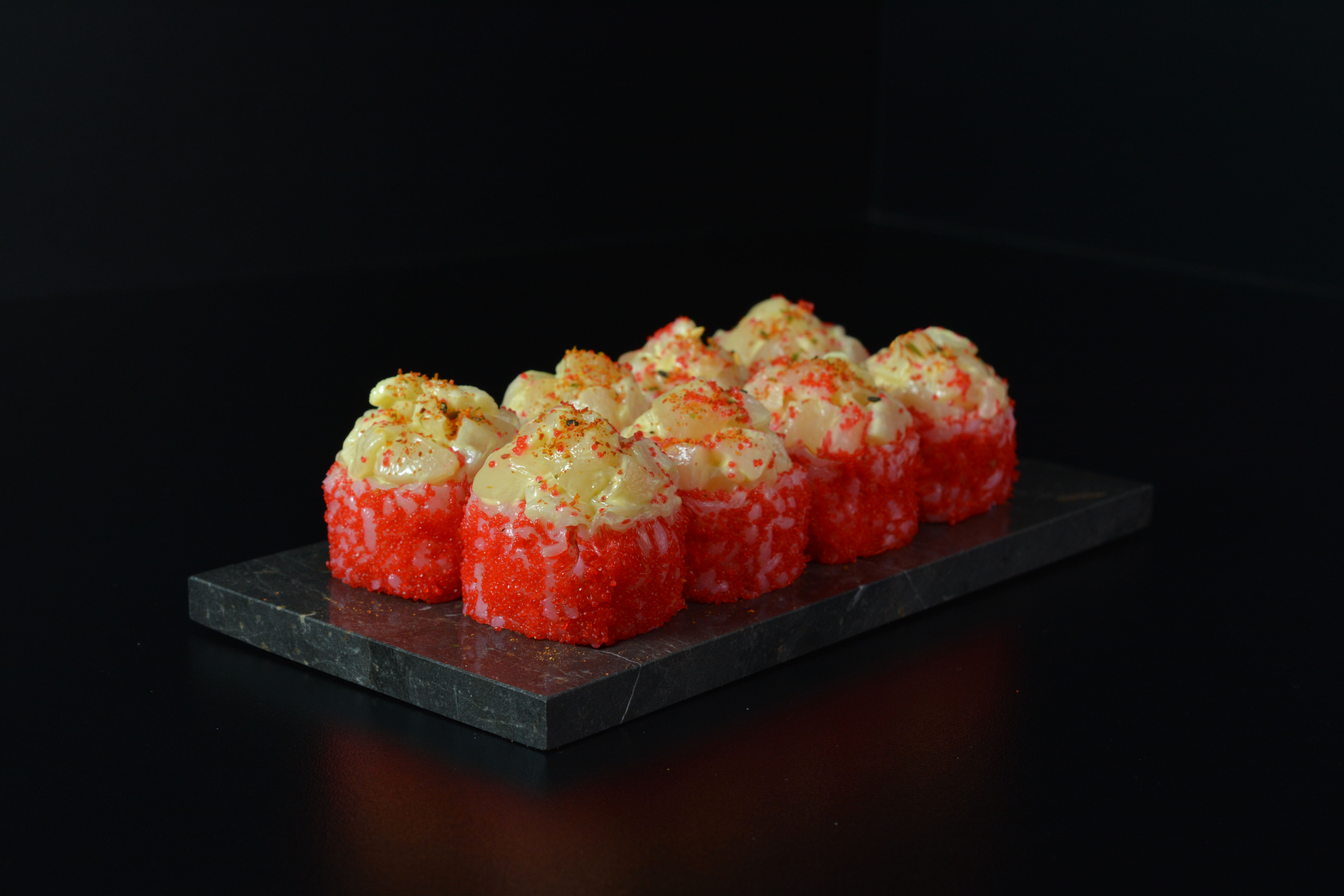 Калифорния с гребешком и снежным крабом
