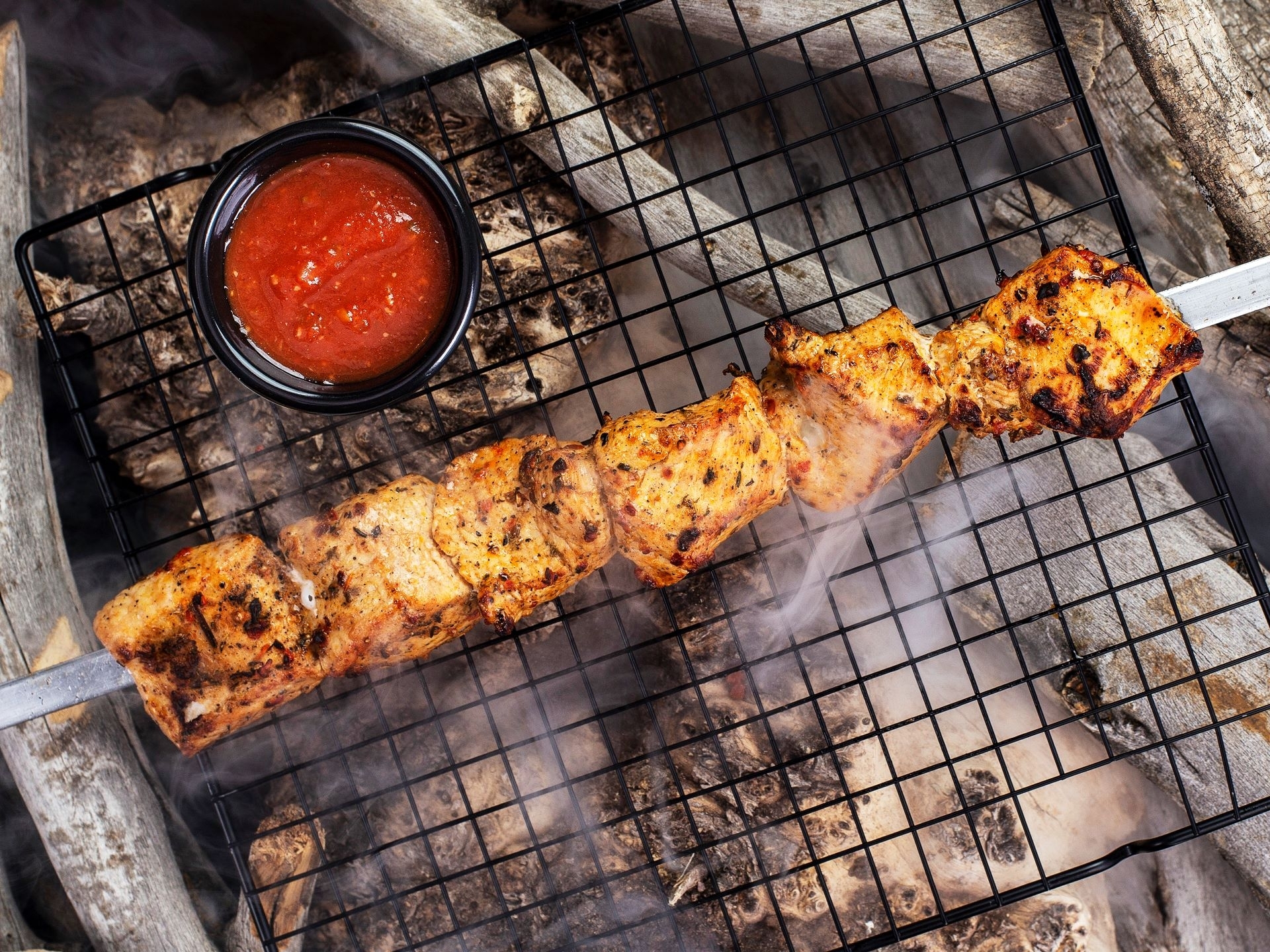 Шашлык из филе индейки