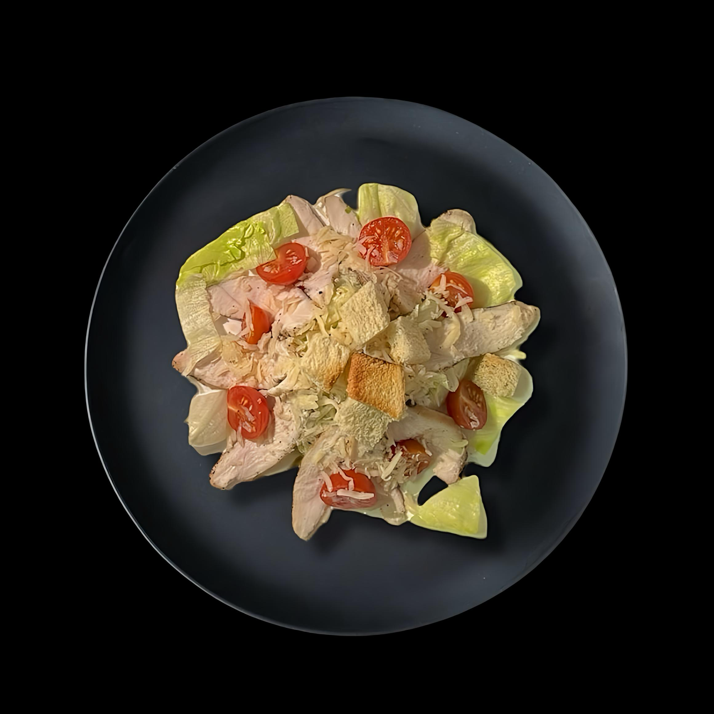 Салат Цезарь с курицей