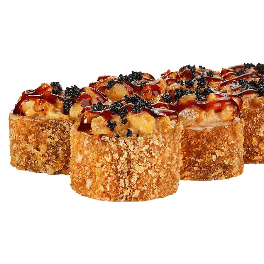 Тартар с угрём темпура