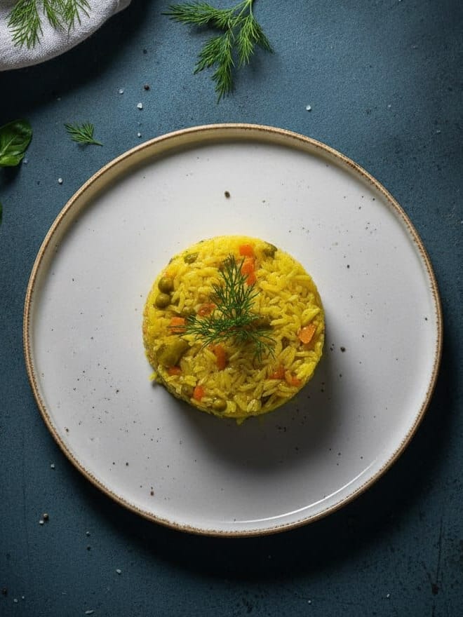 Басмати с овощами